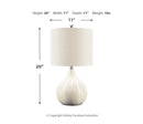 Rainermen Ceramic Table Lamp (1/CN)