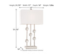 Jaala Metal Table Lamp (1/CN)