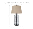 Sharmayne Glass Table Lamp (1/CN)
