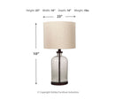 Bandile Glass Table Lamp (1/CN)