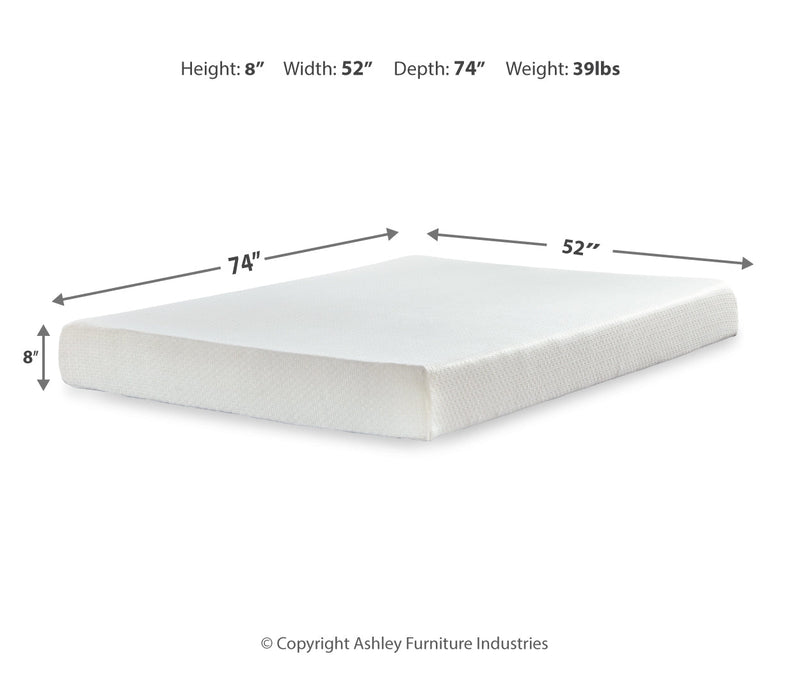 Chime 8 Inch Memory Foam Full Mattress