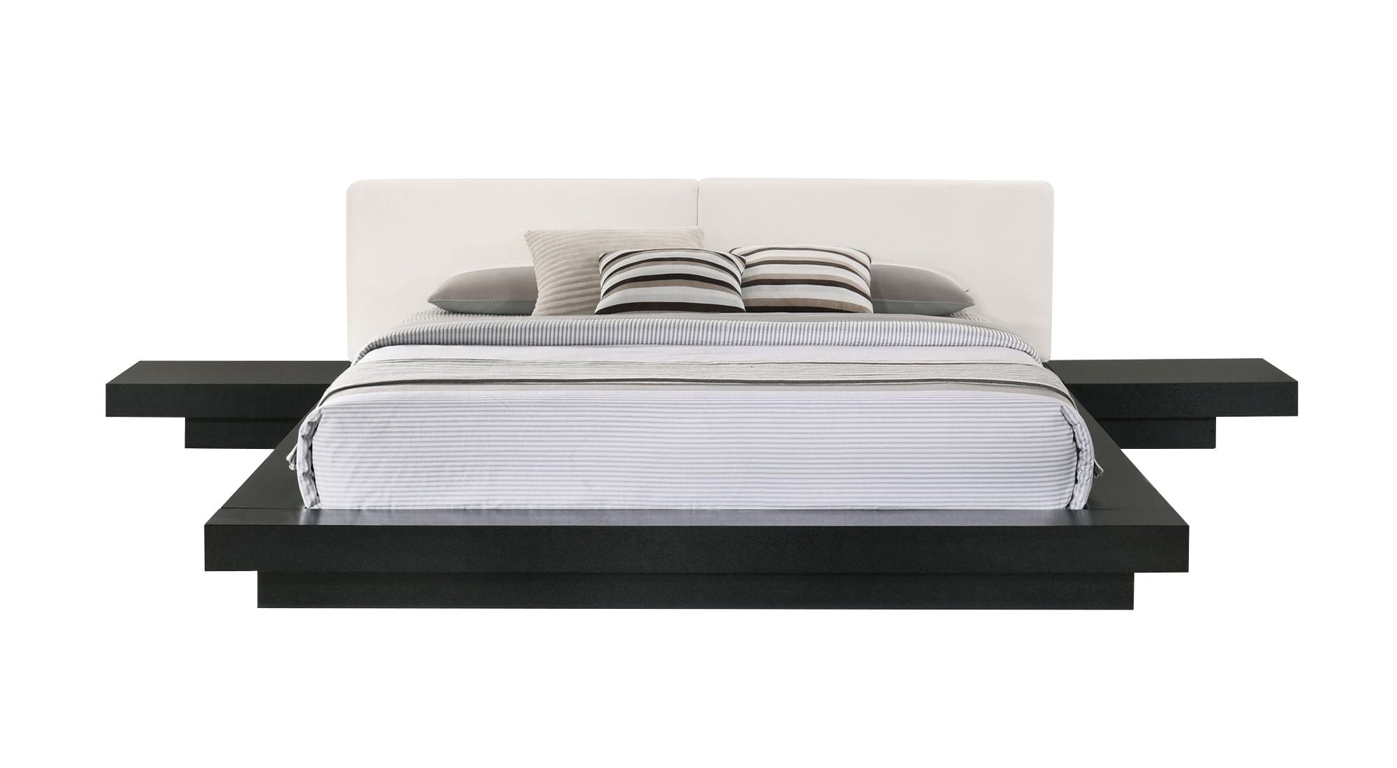 Modrest Tokyo - Contemporary Black and White Platform Bed