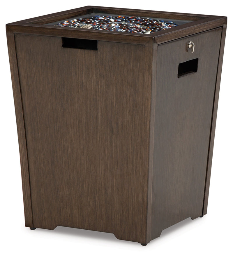 Rodeway South Outdoor Fire Pit Table and 4 Chairs