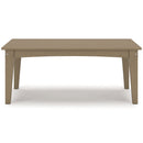 Hyland wave Rectangular Cocktail Table