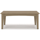 Hyland wave Rectangular Cocktail Table