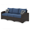 Windglow Outdoor Loveseat and 2 Chairs with Coffee Table