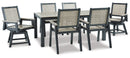 Mount Valley Outdoor Dining Table and 6 Chairs