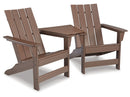 Emmeline 2 Adirondack Chairs with Connector Table