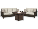 Paradise Trail Outdoor Sofa with 2 Lounge Chairs