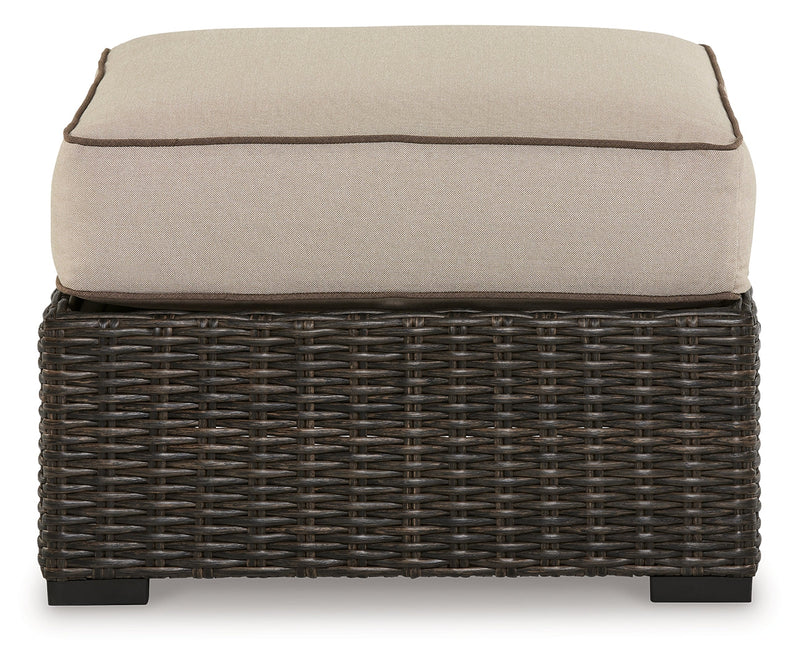 Coastline Bay Ottoman with Cushion