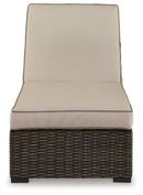 Coastline Bay Ottoman with Cushion