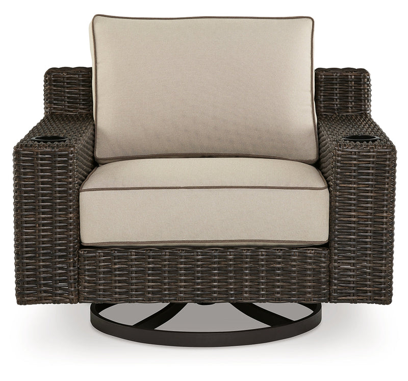 Coastline Bay Ottoman with Cushion