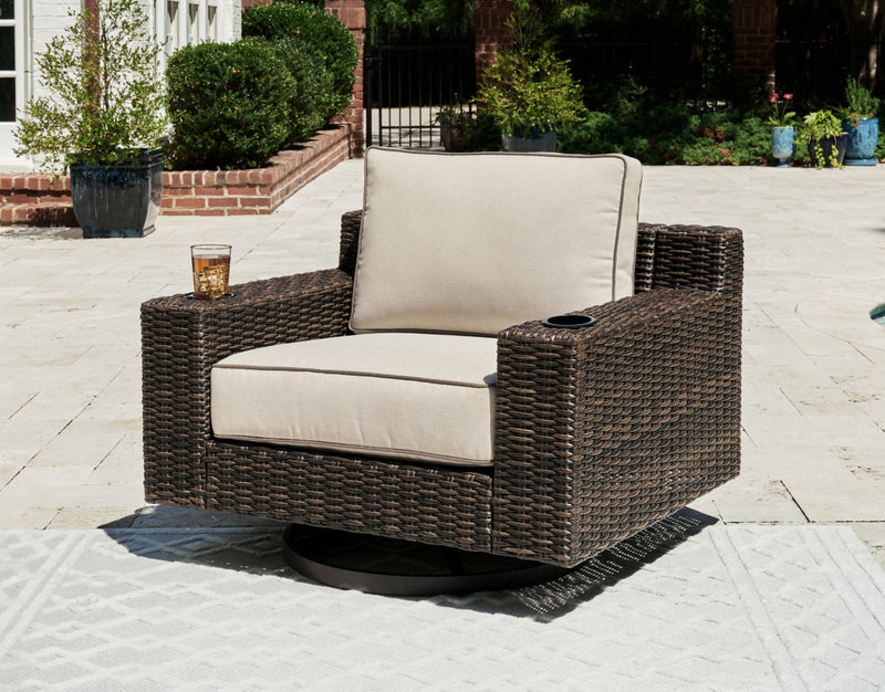 Coastline Bay Ottoman with Cushion