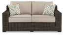 Coastline Bay Ottoman with Cushion