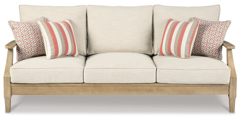 Clare View Outdoor Sofa with Coffee Table