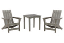 Visola Outdoor Adirondack Chair and End Table