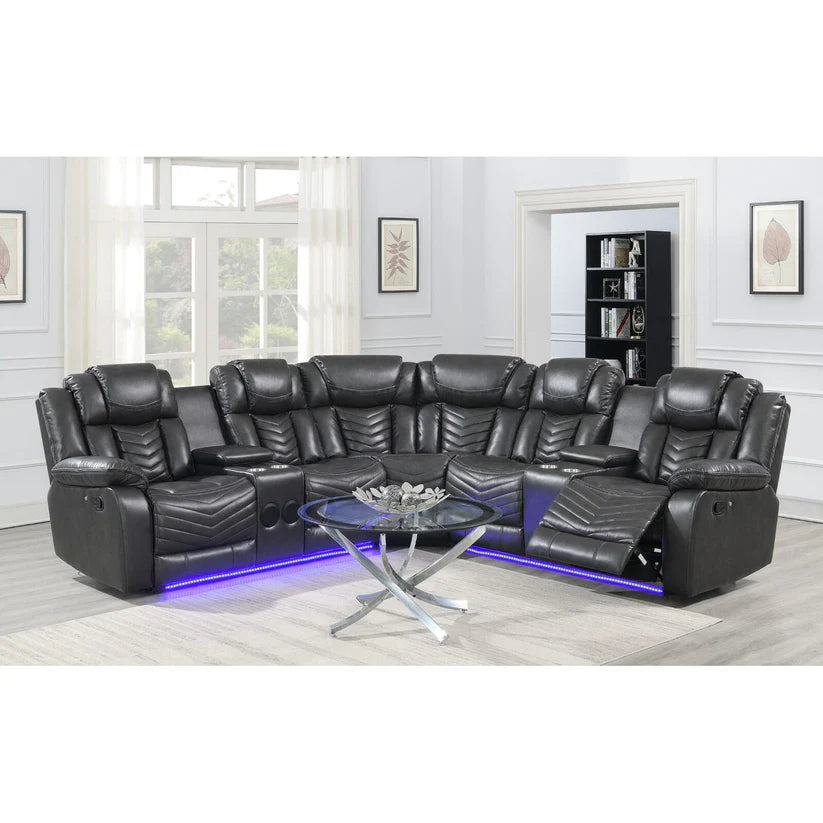 S2021 Lucky Charm Sectional (Grey)
