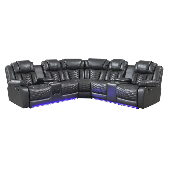 S2021 Lucky Charm Sectional (Grey)