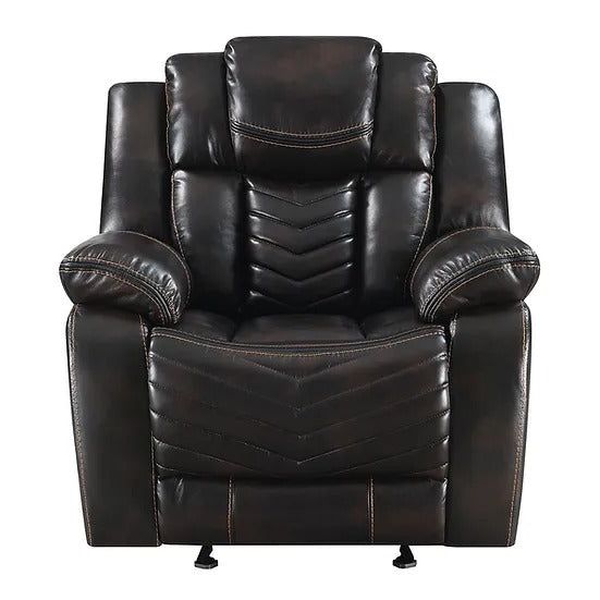 S2021 Lucky Charm Sectional (Brown)