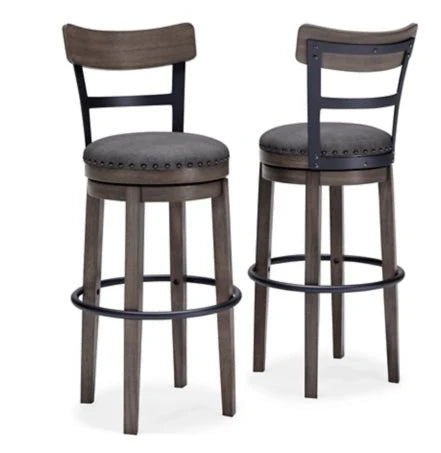 D388-230 Caitbrook Tall UPH Swivel Barstool