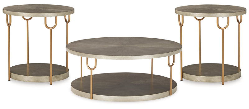 Ranoka Coffee Table with 2 End Tables