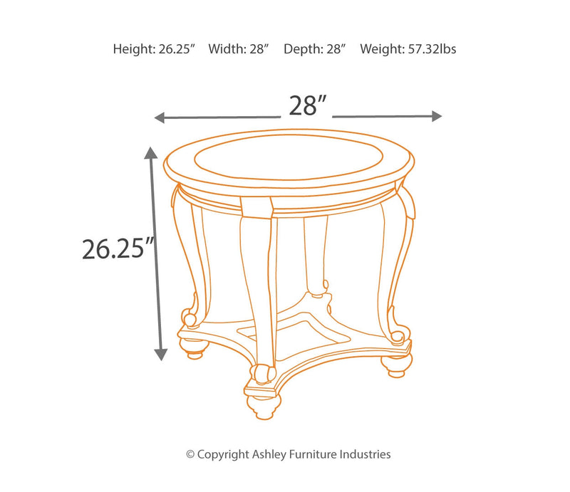 Norcastle Coffee Table with 2 End Tables