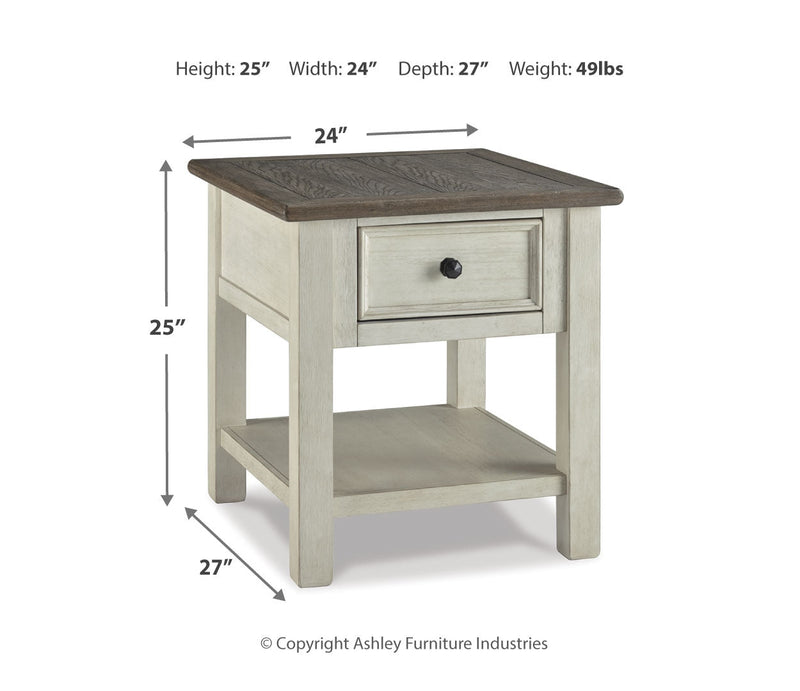 Bolanburg Coffee Table with End Table