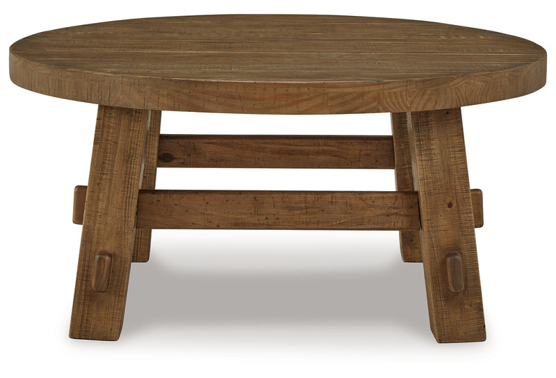 Mackifeld Coffee Table with 2 End Tables