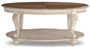 Realyn Oval Cocktail Table
