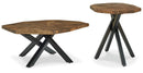 Haileeton Coffee Table with 2 End Tables