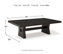 Galliden Coffee Table with 1 End Table