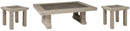 Hennington Coffee Table with 2 End Tables