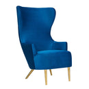 Julia Navy Wingback Chair