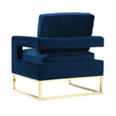 Avery Navy Velvet Chair - UK