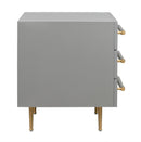 Trident Grey Nightstand - UK