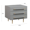 Trident Grey Nightstand