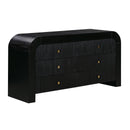 Hump 6 Drawer Black Dresser - UK