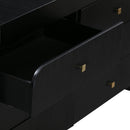 Hump 6 Drawer Black Dresser - UK