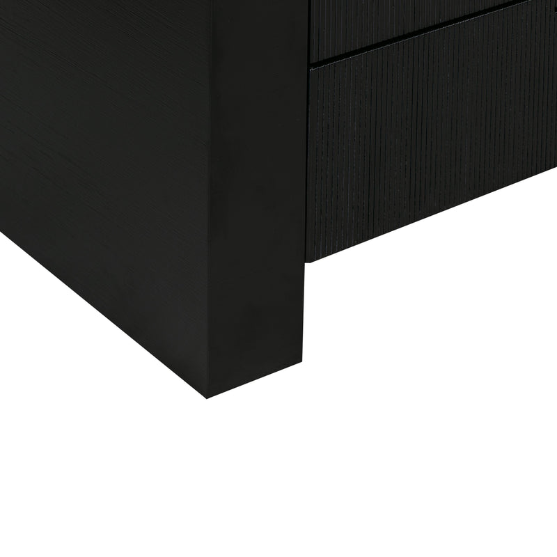 Hump 6 Drawer Black Dresser - UK