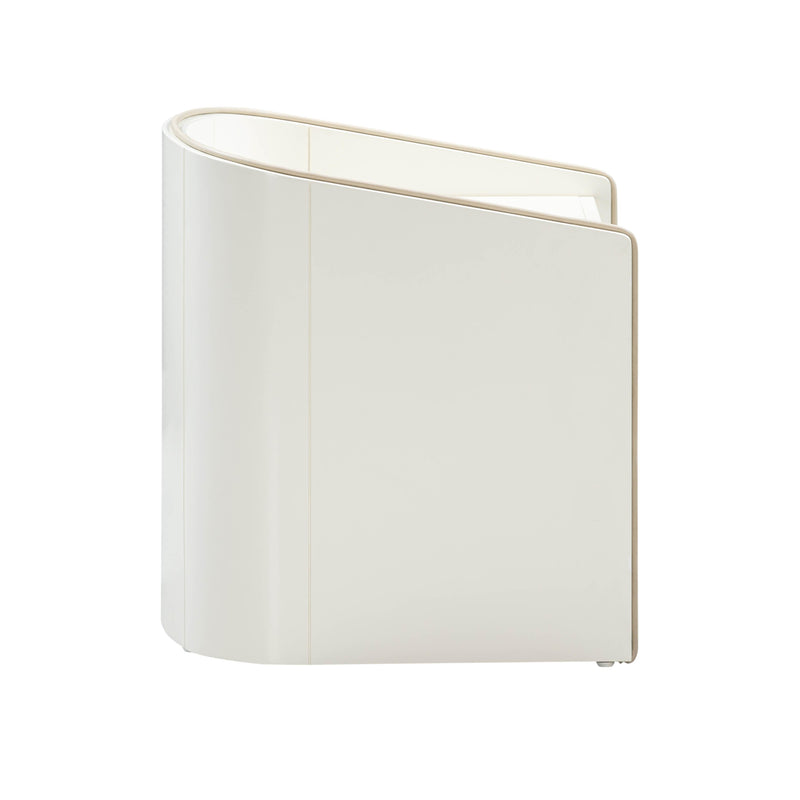 Collins Cream Lacquer Nightstand - UK