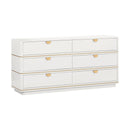 Julieta Cream 6 Drawer Dresser