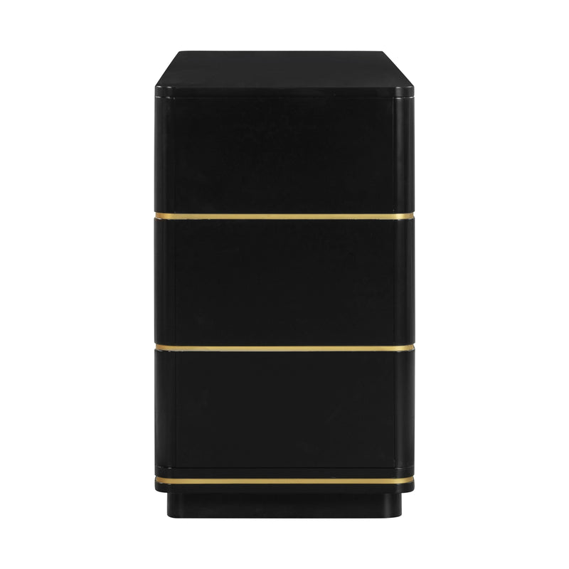 Julieta Black 6 Drawer Dresser