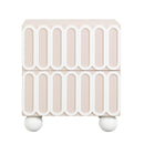 Tori Motif Taupe Nightstand - UK