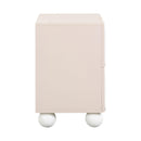 Tori Motif Taupe Nightstand - UK