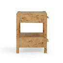 Brandyss Honey Burl Nightstand