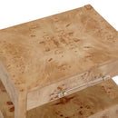 Brandyss Honey Burl Nightstand