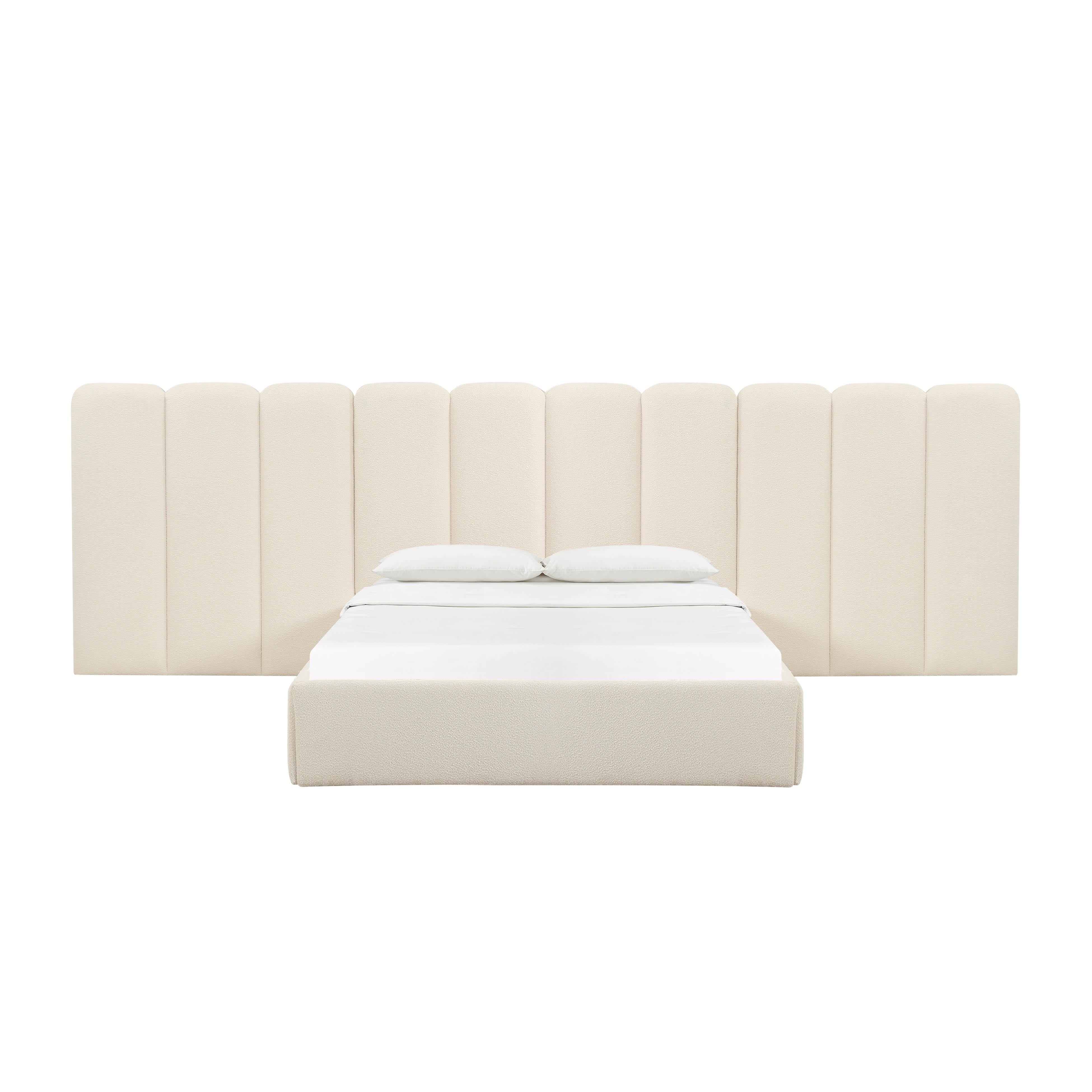 Palani Cream Boucle Wings - Queen or King (Set of 2)