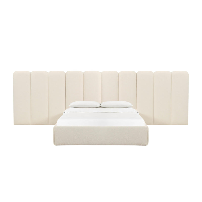 Palani Cream Boucle Wings - Queen or King (Set of 2)
