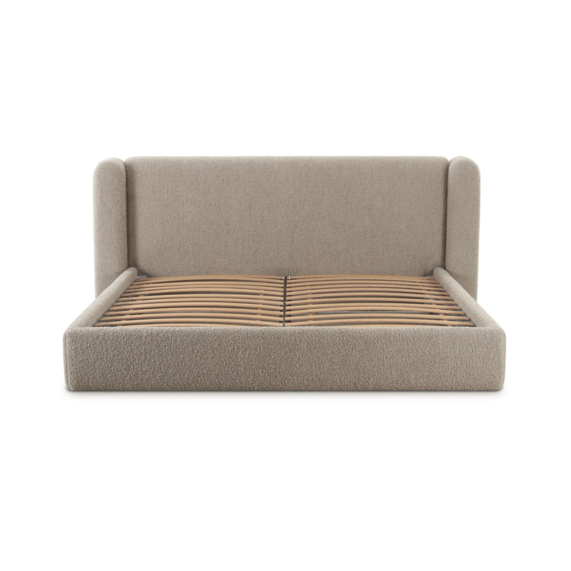 Babette Tan Boucle Queen Bed