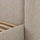 Babette Tan Boucle Queen Bed